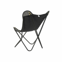 Butaca DKD Home Decor Amarillo Blanco Negro Multicolor Hierro 74 x 65