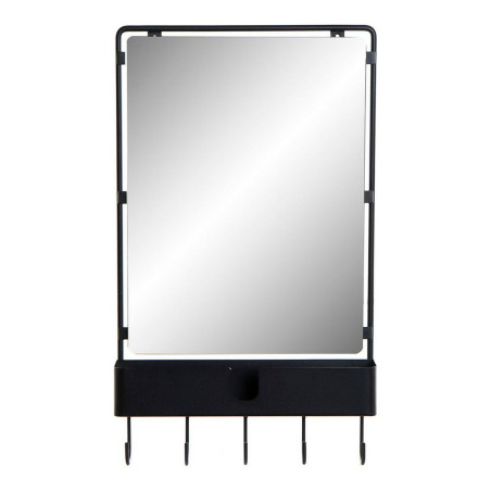 Perchero de Pared DKD Home Decor Negro Metal Loft 40 x 9 x 72 cm (1 un