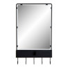 Perchero de Pared DKD Home Decor Negro Metal Loft 40 x 9 x 72 cm (1 un