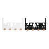 Perchero para Puertas DKD Home Decor 8424001835546 Tren Blanco Negro M
