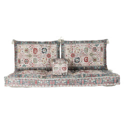 Sillón DKD Home Decor 8424001817443 Algodón Multicolor (155 x 76 x 6