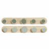 Perchero de Pared DKD Home Decor Plástico Madera MDF Tropical 48 x 6