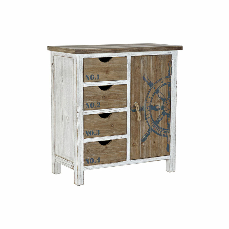 Cajonera DKD Home Decor 70 x 35 x 76,5 cm Abeto Natural Azul Blanco Ti Cajonera DKD Home Decor 70 x 35 x 76,5 cm Abeto Natural Azul Blanco Ti