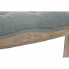 Banqueta DKD Home Decor  Gris Natural Madera Poliéster Gris oscuro (1