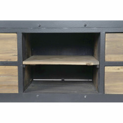 Librería DKD Home Decor Metal Aluminio Pino (160 x 45 x 243 cm)