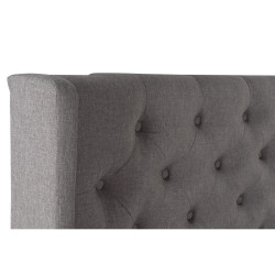 Cabecero de Cama DKD Home Decor Gris Plástico 194 x 20 x 170 cm