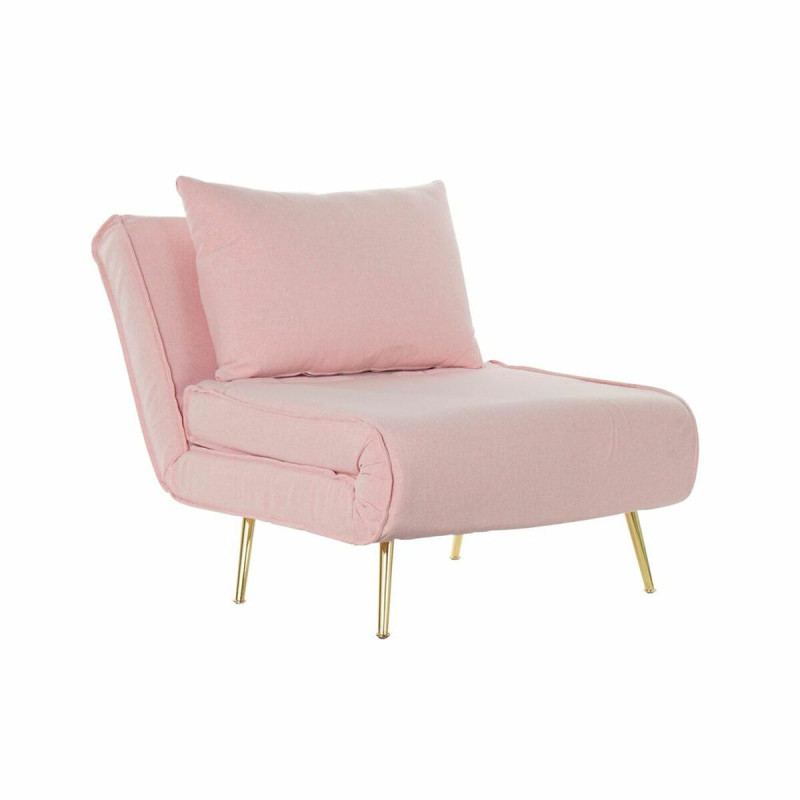 Sofá Cama DKD Home Decor 8424001799510 Multicolor Rosa claro Metal Mo Sofá Cama DKD Home Decor 8424001799510 Multicolor Rosa claro Metal Mo