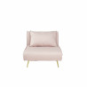 Sofá Cama DKD Home Decor 8424001799510 Multicolor Rosa claro Metal Mo