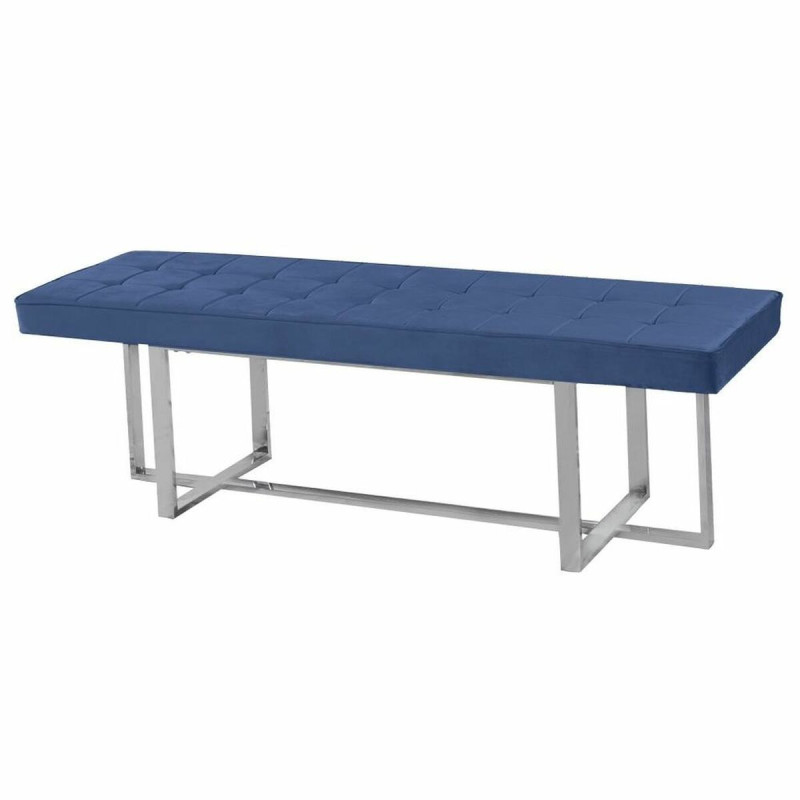 Banqueta DKD Home Decor Azul Poliéster Acero (150 x 45 x 45 cm) Banqueta DKD Home Decor Azul Poliéster Acero (150 x 45 x 45 cm)