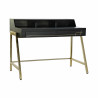 Escritorio DKD Home Decor Negro Metal Dorado Madera de mango (125 x 74