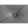 Banqueta DKD Home Decor  Espuma Gris Dorado Metal Poliéster Terciopel