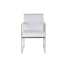 Silla DKD Home Decor Poliéster Acero Blanco (56 x 68 x 92 cm)