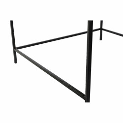Mesa auxiliar DKD Home Decor 61 x 61 x 49 cm Negro Dorado Acero Alumin