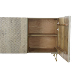 Aparador DKD Home Decor Metal Madera de mango (160 x 45 x 75 cm)