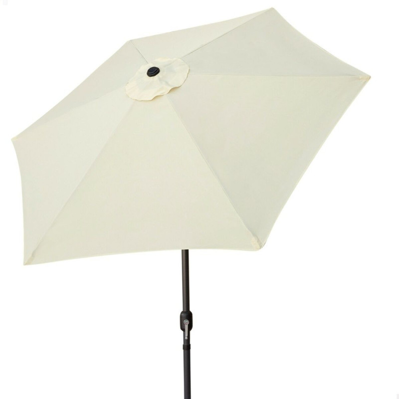 Sombrilla Aktive 300 x 247 x 300 cm Acero Aluminio Crema Ø 300 cm Sombrilla Aktive 300 x 247 x 300 cm Acero Aluminio Crema Ø 300 cm