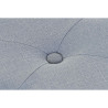 Banqueta DKD Home Decor  Azul Poliéster Lino Madera de caucho (122 x
