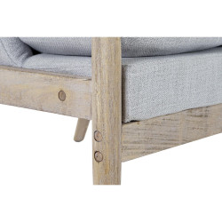 Butaca DKD Home Decor Natural Gris claro Abeto 68 x 69 x 89 cm