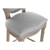 Taburete DKD Home Decor Gris Gris claro Abeto 48 x 42 x 121 cm