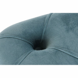 Banqueta DKD Home Decor  Azul Poliéster Terciopelo Madera MDF (88 x 5