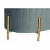 Banqueta DKD Home Decor  Azul Dorado Metal Poliéster Terciopelo (123