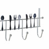 Perchero para Puertas DKD Home Decor Plateado Metal Plástico 34 x 17