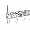 Perchero para Puertas DKD Home Decor Plateado Metal Plástico Flores 3