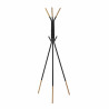 Perchero de Pie DKD Home Decor Negro Natural Acero Plástico Loft 65 x