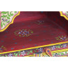 Mesita de Noche DKD Home Decor Rojo Multicolor Madera de mango Madera