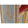 Mesita de Noche DKD Home Decor Rojo Multicolor Madera de mango Madera