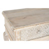 Consola DKD Home Decor Blanco Natural Madera de mango 91 x 42 x 81 cm