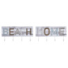 Perchero de Pared DKD Home Decor Madera Metal Playa 45 x 5 x 23 cm (2