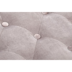 Banqueta DKD Home Decor Rosa Natural Rosa claro Poliéster Madera Made