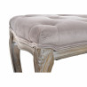 Banqueta DKD Home Decor Rosa Natural Rosa claro Poliéster Madera Made