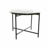 Mesa auxiliar DKD Home Decor Cristal Negro Metal Moderno (50 x 50 x 42