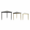 Juego de 3 Mesitas DKD Home Decor Blanco Negro Verde Dorado 68 x 46,5
