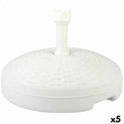 Base para Sombrilla Aktive Blanco Plástico 45 x 30 x 45 cm (5 Unidade