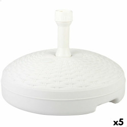 Base para Sombrilla Aktive Blanco Plástico 45 x 30 x 45 cm (5 Unidade