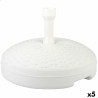 Base para Sombrilla Aktive Blanco Plástico 45 x 30 x 45 cm (5 Unidade