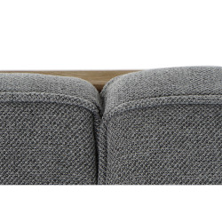 Sofá DKD Home Decor Gris Natural Alpino 224 x 95 x 82 cm