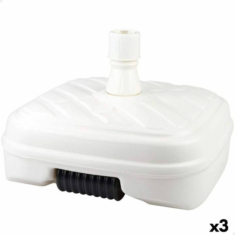 Base para Sombrilla Aktive Blanco Plástico 56 x 40 x 56 cm (3 Unidade Base para Sombrilla Aktive Blanco Plástico 56 x 40 x 56 cm (3 Unidade