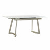 Mesa de Comedor DKD Home Decor Cristal Dorado Metal Blanco (140 x 80 x