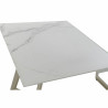 Mesa de Comedor DKD Home Decor Cristal Dorado Metal Blanco (140 x 80 x