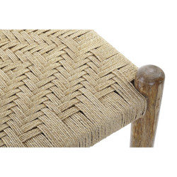 Banqueta DKD Home Decor 145 x 55 x 49 cm Natural Marrón Cuerda Madera