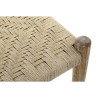 Banqueta DKD Home Decor 145 x 55 x 49 cm Natural Marrón Cuerda Madera