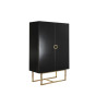 Armario DKD Home Decor  110 x 50 x 180 cm Negro Metal Álamo