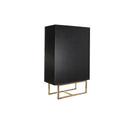 Armario DKD Home Decor  110 x 50 x 180 cm Negro Metal Álamo