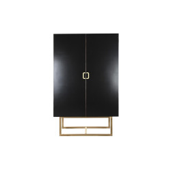 Armario DKD Home Decor  110 x 50 x 180 cm Negro Metal Álamo