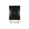 Armario DKD Home Decor  110 x 50 x 180 cm Negro Metal Álamo