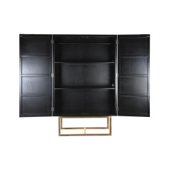 Armario DKD Home Decor  110 x 50 x 180 cm Negro Metal Álamo
