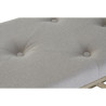 Banqueta DKD Home Decor Natural Beige Marrón Algodón Bambú (100 x 4